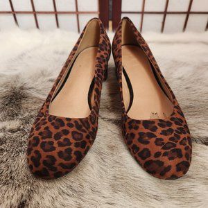 LOFT Cheetah Print Heels Size 7M